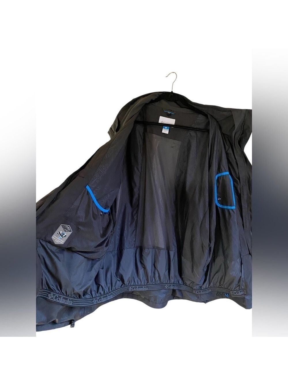 Columbia-Men’s 3X tall black/gray” whirlibird” OmniTech ski jacket. Exc preowned - Picture 7 of 13